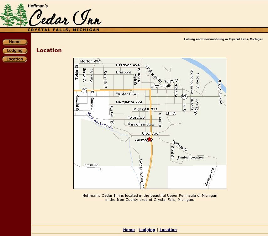 Cedar Inn - Web Site Archived From 2006